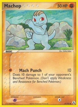 [PKM] Machop (57/92) (Stamped) [EX: Legend Maker]