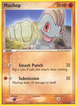 [PKM] Machop (53/108) [EX: Power Keepers]