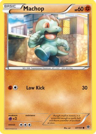 [PKM-C] Machop (47/101) [Black & White: Plasma Blast]