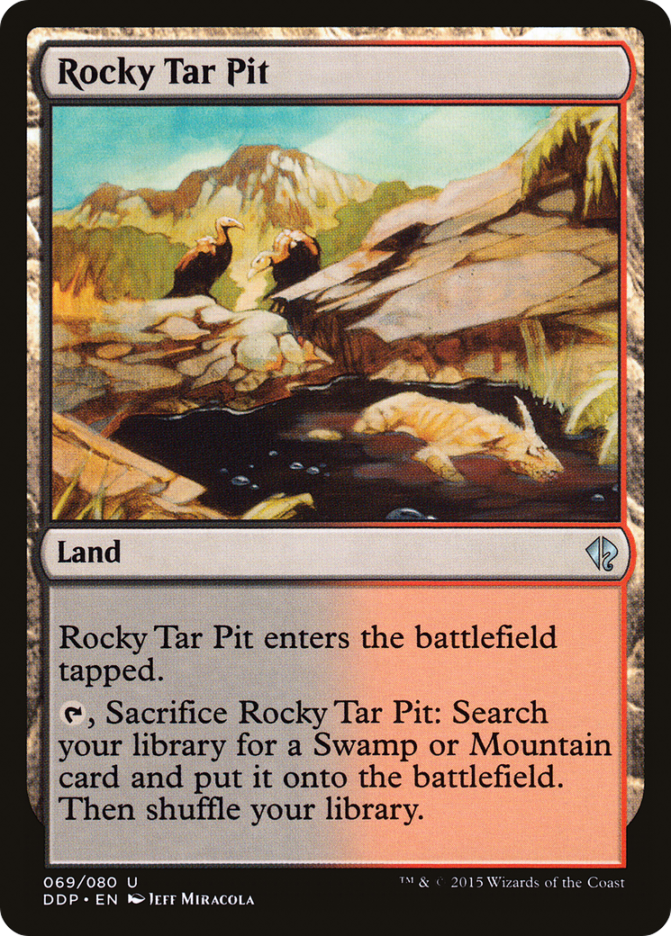 {C} Rocky Tar Pit [Duel Decks: Zendikar vs. Eldrazi][DDP 069]