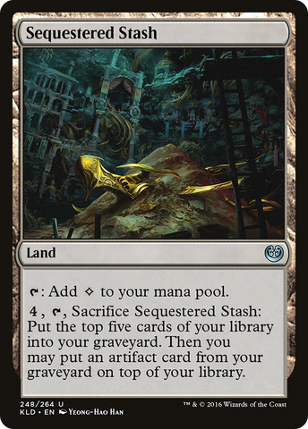 {C} Sequestered Stash [Kaladesh][KLD 248]