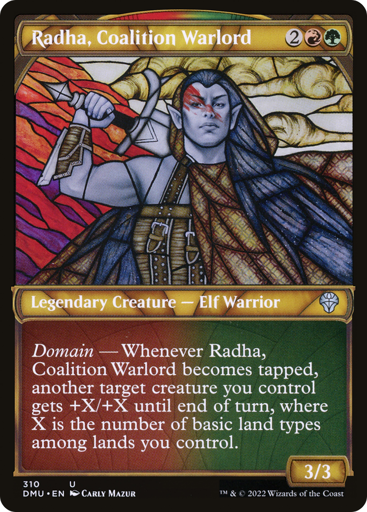 {C} Radha, Coalition Warlord (Showcase) [Dominaria United][DMU 310]