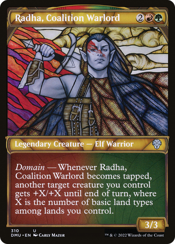 {C} Radha, Coalition Warlord (Showcase) [Dominaria United][DMU 310]
