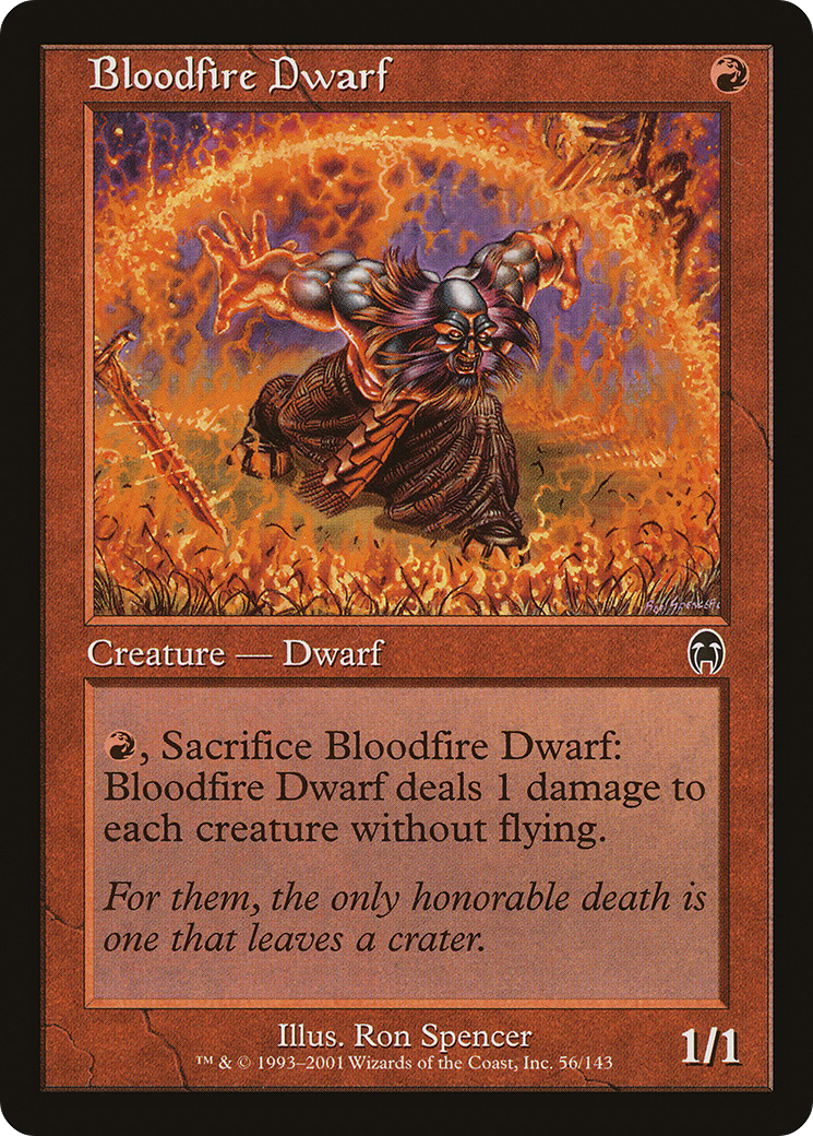 {C} Bloodfire Dwarf [Apocalypse][APC 056]