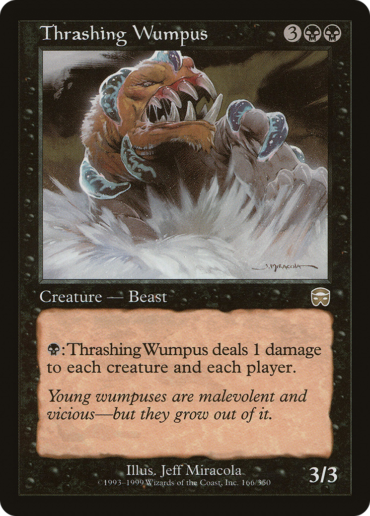 {R} Thrashing Wumpus [Mercadian Masques][MMQ 166] - Misty Mountain Games