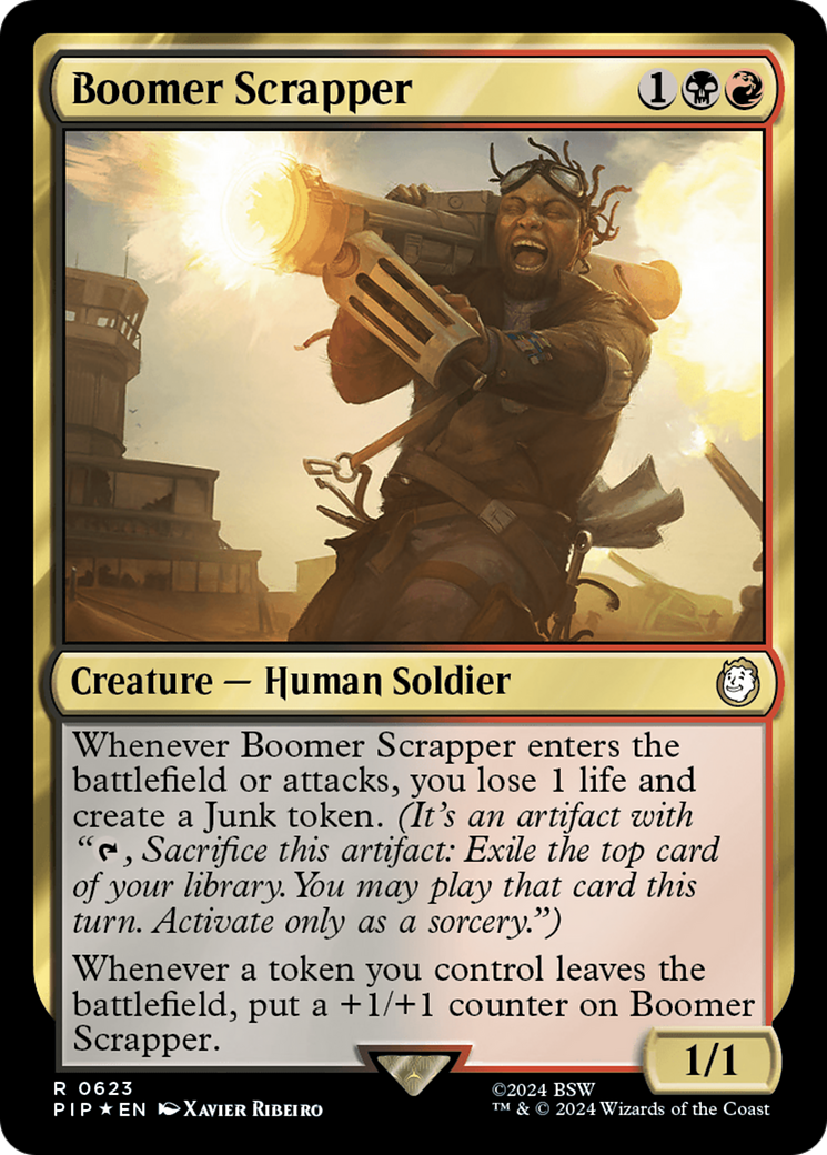 {R} Boomer Scrapper (Surge Foil) [Fallout][PIP 623]