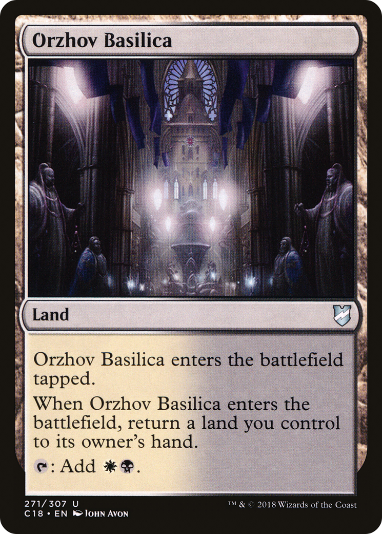 {C} Orzhov Basilica [Commander 2018][C18 271]