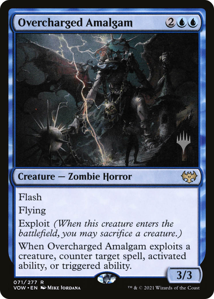 {R} Overcharged Amalgam (Promo Pack) [Innistrad: Crimson Vow Promo Pack][PP VOW 071]