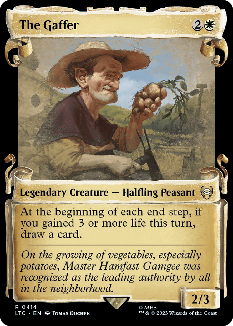 {R} The Gaffer [The Lord of the Rings: Tales of Middle-Earth Commander Showcase Scrolls][LTC 414]
