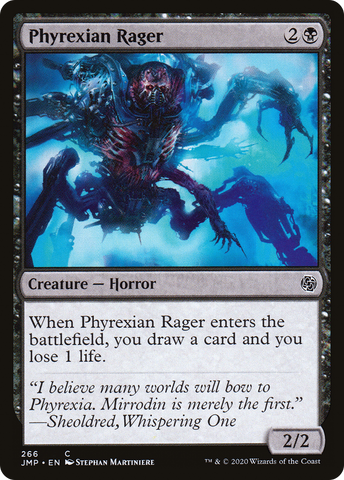 {C} Phyrexian Rager [Jumpstart][JMP 266]