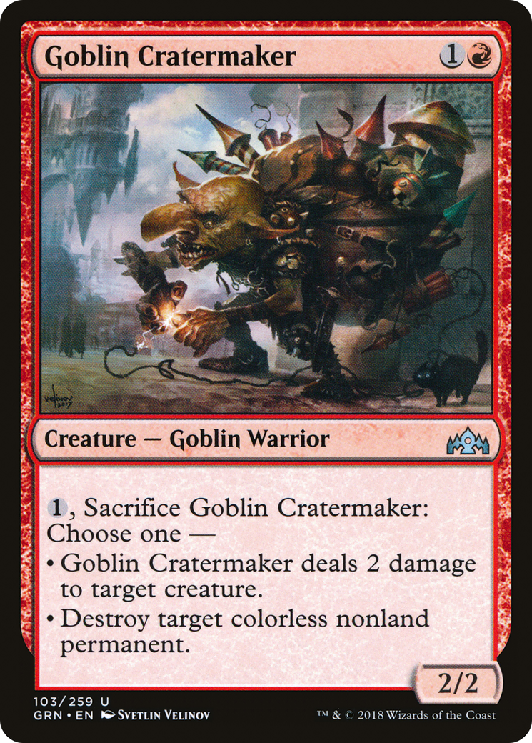 {C} Goblin Cratermaker [Guilds of Ravnica][GRN 103]