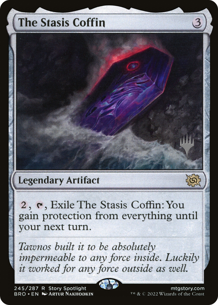 {R} The Stasis Coffin [The Brothers' War: Promo Pack][PP BRO 245]