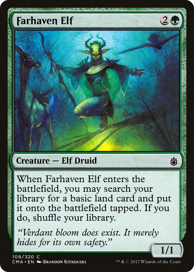 {C} Farhaven Elf [Commander Anthology][CMA 109]