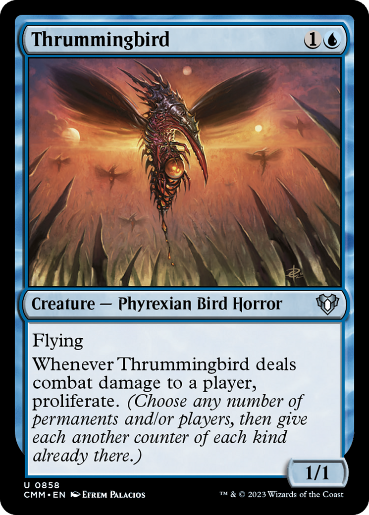 {C} Thrummingbird [Commander Masters][CMM 858]