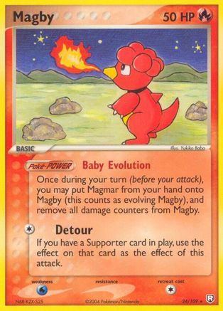 [PKM] Magby (24/109) (Stamped) [EX: Team Rocket Returns]