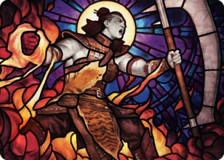 {A} Garna, Bloodfist of Keld Art Card [Dominaria United Art Series][ADMU 071]