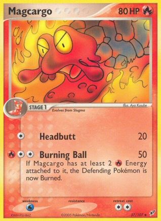 [PKM-C] Magcargo (37/107) (Stamped) [EX: Deoxys]