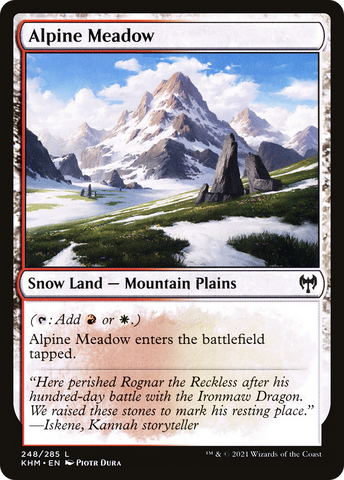 {C} Alpine Meadow [Kaldheim][KHM 248]