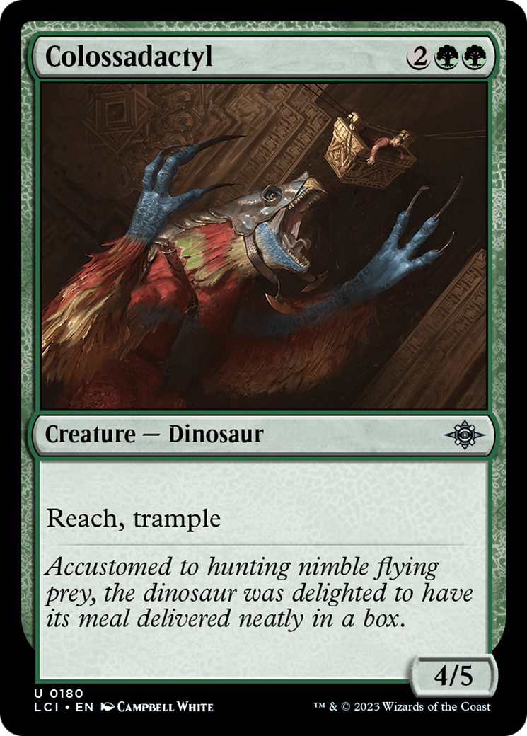 {@C} Colossadactyl [The Lost Caverns of Ixalan][LCI 180]