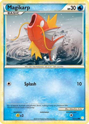 [PKM] Magikarp (72/123) [HeartGold & SoulSilver: Base Set]
