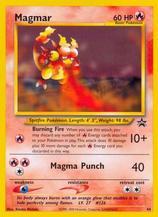 [PKM] Magmar (44) [Wizards of the Coast: Black Star Promos]