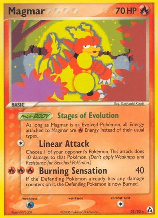 [PKM] Magmar (21/92) [EX: Legend Maker]