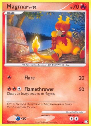 [PKM-C] Magmar (54/123) [Diamond & Pearl: Mysterious Treasures]