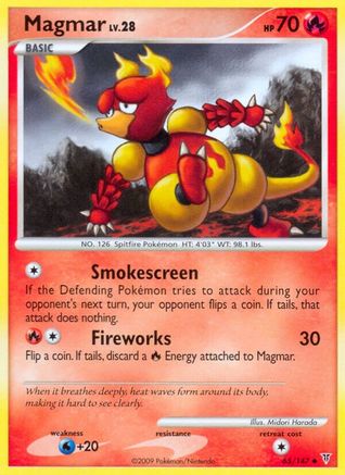 [PKM] Magmar (65/147) [Platinum: Supreme Victors]
