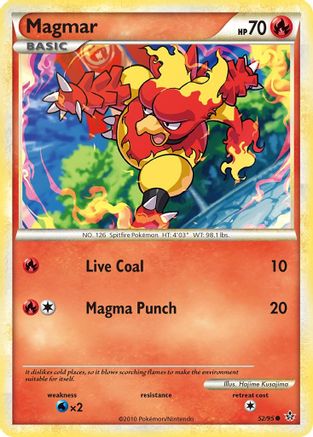 [PKM] Magmar (52/95) [HeartGold & SoulSilver: Unleashed]