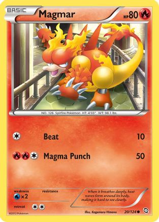 [PKM] Magmar (20/124) [Black & White: Dragons Exalted]
