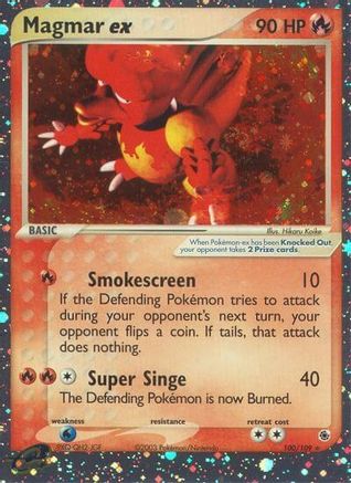 [PKM-R] Magmar ex (100/109) [EX: Ruby & Sapphire]