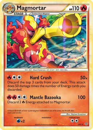 [PKM-R] Magmortar (2/95) [HeartGold & SoulSilver: Unleashed]
