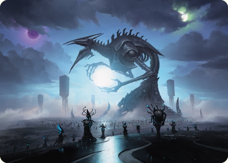 {A} Blue Sun's Zenith Art Card [Phyrexia: All Will Be One Art Series][AONE 013]
