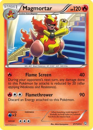 [PKM-R] Magmortar (21/124) [Black & White: Dragons Exalted]