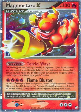 [PKM] Magmortar LV.X (123/123) [Diamond & Pearl: Mysterious Treasures]