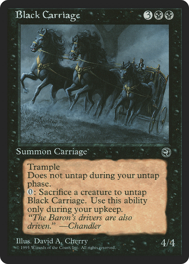 {R} Black Carriage [Homelands][HML 042]