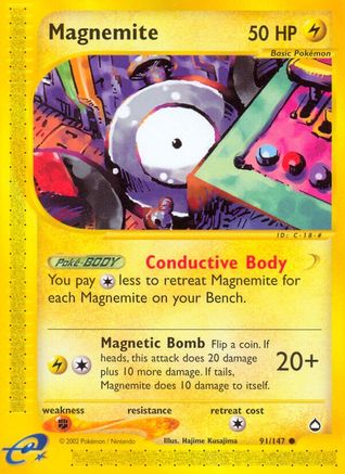 [PKM-C] Magnemite (91/147) [Aquapolis]