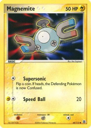 [PKM] Magnemite (68/112) [EX: FireRed & LeafGreen]
