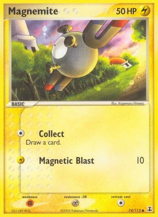 [PKM] Magnemite (74/113) (Stamped) [EX: Delta Species]