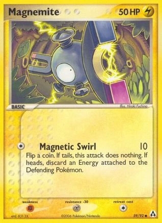 [PKM-C] Magnemite (59/92) (Stamped) [EX: Legend Maker]