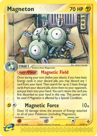 [PKM-R] Magneton (17/97) [EX: Dragon]