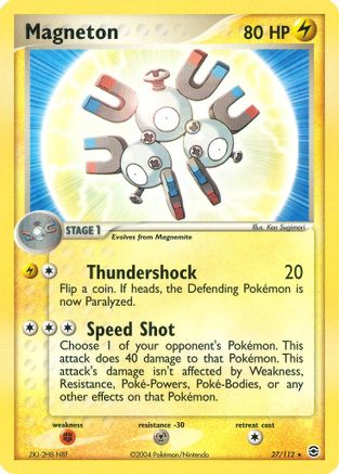 [PKM] Magneton (27/112) [EX: FireRed & LeafGreen]