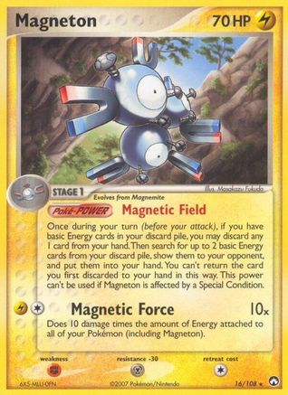 [PKM] Magneton (16/108) (Stamped) [EX: Power Keepers]