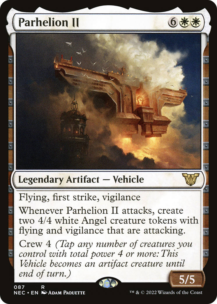 {R} Parhelion II [Kamigawa: Neon Dynasty Commander][NEC 087]