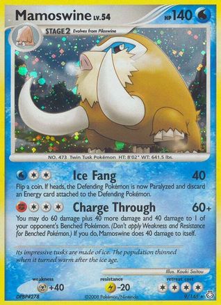[PKM-R] Mamoswine (9/146) [Diamond & Pearl: Legends Awakened]
