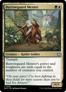 {@C} Burrowguard Mentor [Bloomburrow][BLB 206]
