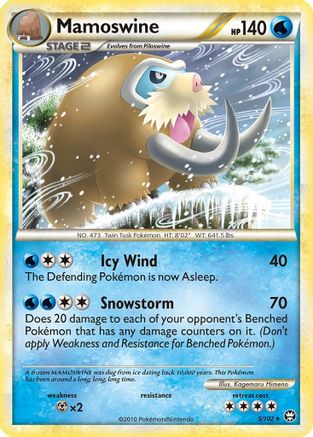 [PKM-R] Mamoswine (5/102) [HeartGold & SoulSilver: Triumphant]