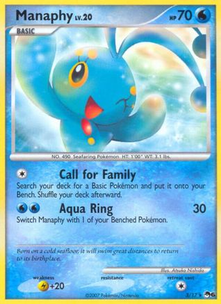 [PKM-R] Manaphy (3/17) [POP Series 6]