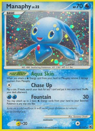 [PKM] Manaphy (8/100) [Diamond & Pearl: Majestic Dawn]