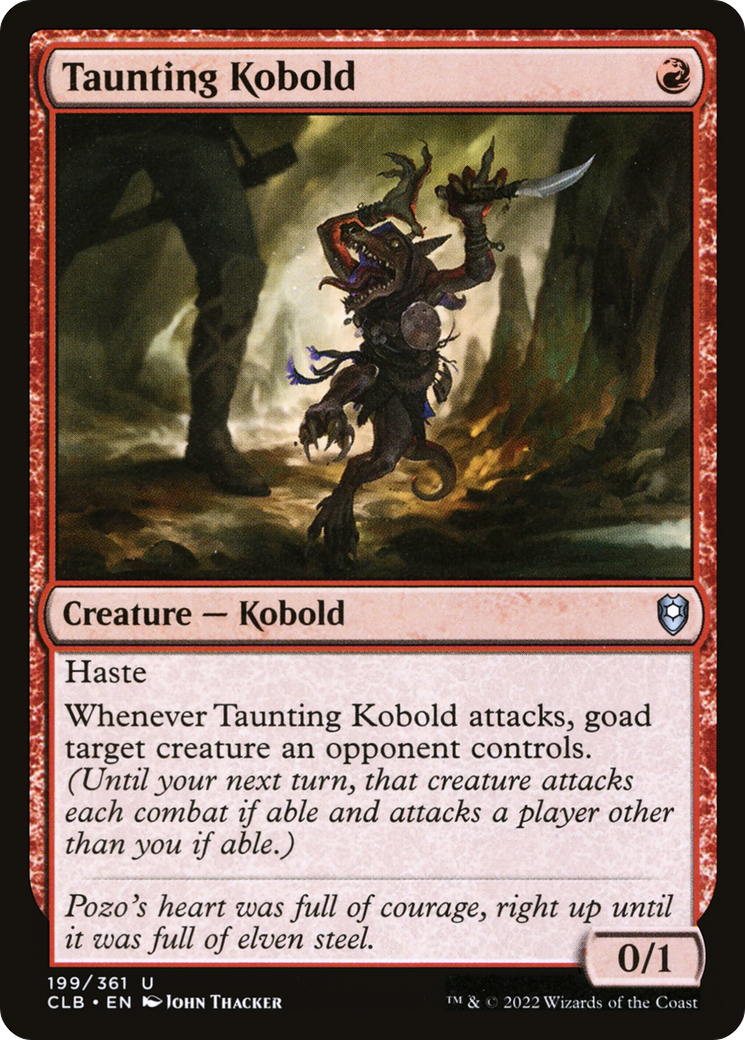 {C} Taunting Kobold [Commander Legends: Battle for Baldur's Gate][CLB 199]